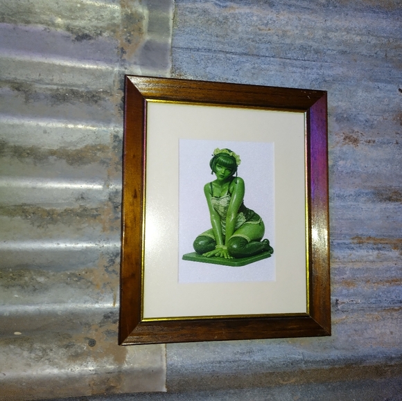 Other - French Maid Flapper Girl Roaring 20's Plastic Army Man Framed Art Print